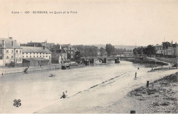 SOISSONS - Les Quais Et Le Pont - Très Bon état - Soissons