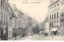 LAON - La Rue Du Bourg - Très Bon état - Laon