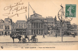 SAINT QUENTIN - Place De L'Hôtel De Ville - Très Bon état - Saint Quentin