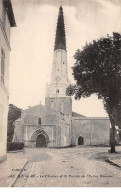 ILE DE RE - Le Clocher Et Le Porche De L'Eglise Romane - Très Bon état - Ile De Ré