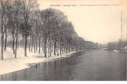 SOISSONS - Janvier 1910 - Le Mail Menacé Par L'envahissement Des Eaux - Très Bon état - Soissons