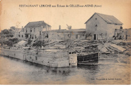 Restaurant LERICHE Aux Ecluses De CELLES SUR AISNE - Très Bon état - Sonstige & Ohne Zuordnung