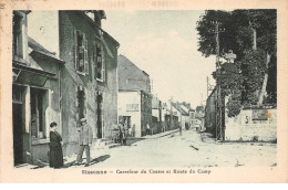 SISSONNE - Carrefour Du Centre Et Route Du Camp - Très Bon état - Sissonne