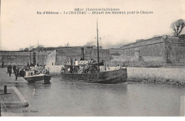 ILE D'OLERON - Le Chateau - Départ Des Bateaux Pour Le Chapus - Très Bon état - Ile D'Oléron