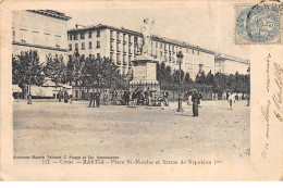 BASTIA - Place Saint Nicolas Et Statue De Napoléon 1er - Très Bon état - Bastia