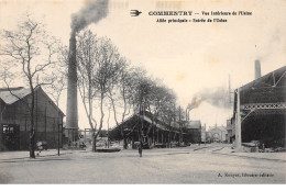 COMMENTRY - Vue Intérieure De L'Usine - Allée Principale - Entrée De L'Usine - Très Bon état - Commentry