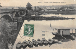 VICHY - Pont De L'Allier Et Barques De Plaisance - Très Bon état - Vichy