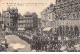 SAINT QUENTIN - Cie Municipale Des Sapeurs Pompiers - Remise De La Coupe - Très Bon état - Saint Quentin