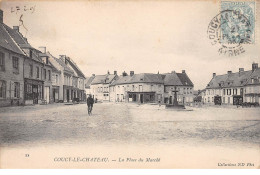 COUCY LE CHATEAU - La Place Du Marché - Très Bon état - Altri & Non Classificati