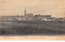 VERNOUX D'ARDECHE Vu De La Route De Chalençon - Très Bon état - Vernoux