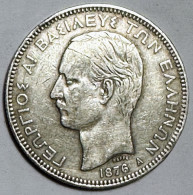 Greece 5 Drachmai 1876 A (Silver) - Greece