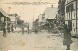 CPA Balswiller-Effet Du Bombardement Du 27 Janvier 1913    L1732 - Autres & Non Classés