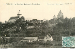 CPA Provins-Le Dôme Saint Quiriace Et La Tour De César-8-Timbre     L1753 - Provins