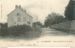 CPA Le Bouchet-Route De Saint Vrain-145-Timbre     L1753 - Andere & Zonder Classificatie