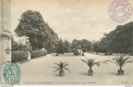 CPA Rueil-Château De La Malmaison-La Cour D'honneur Et Les Parterres-Timbre    L2007 - Rueil Malmaison