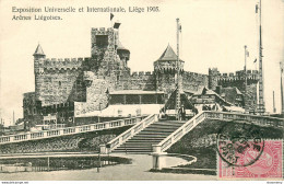 CPA Exposition Universelle Liége 1905-Arênes Liégoises-Timbre    L2018 - Liege