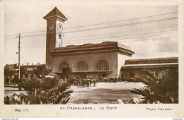 CPSM Casablanca-La Gare-27    L2022 - Casablanca