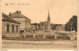 CPA Musson-Hôtel De Ville Et L'église-Timbre    L2022 - Musson