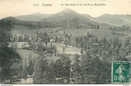 CPA Cantal-Le Puy Mary Et La Vallée De Mandailles-Timbre    L2023 - Other & Unclassified