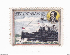 Vignette Militaire Delandre - Angleterre - H.M.S Lord Nelson - Militärmarken