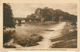 CPA Tiercé-Le Pont Sur La Sarthe Et Les Chutes D'eau De La Vidange     L2365 - Tierce