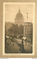 CPA St Paul's Cathedral,London-Timbre       L2372 - St. Paul's Cathedral