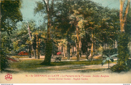CPA Saint Germain En Laye-Le Parterre De La Terrasse-Jardin Anglais-51-Timbre      L2375 - St. Germain En Laye (Château)