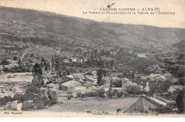 ALBA - La Roche Et Panorama De La Vallée De L'Escoutay - Très Bon état - Autres & Non Classés