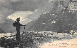 Sur Le Plateau Du Glacier Blanc - Une Crevasse - Très Bon état - Sonstige & Ohne Zuordnung