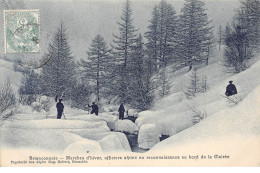 Briançonnais - Marche D'hiver, Officiers Alpins En Reconnaissance Au Bord De La Clairée - Très Bon état - Sonstige & Ohne Zuordnung