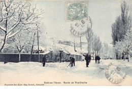 EMBRUN L'hiver - Route De Pontfrache - Très Bon état - Embrun