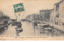 MARTIGUES - Quai Marceau Et Le Canal Saint Sébastien - Très Bon état - Martigues