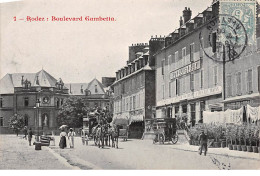 RODEZ - Boulevard Gambetta - Très Bon état - Rodez