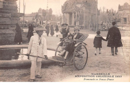 MARSEILLE - Exposition Coloniale 1922 - Promenade En Pousse Pousse - Très Bon état - Mostre Coloniali 1906 – 1922