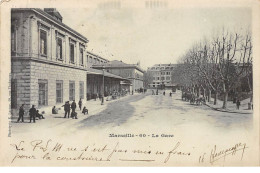 MARSEILLE - La Gare - Très Bon état - Bahnhof, Belle De Mai, Plombières