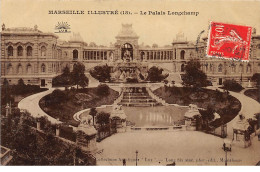 MARSEILLE Illustré - Le Palais Longchamp - Très Bon état - Unclassified