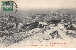 MARSEILLE - Vue Panoramique Prise De N. D. De La Garde - Très Bon état - Notre-Dame De La Garde, Funicular Y Virgen