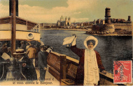 J'arrive à MARSEILLE à Bord Et Vous Envoie Le Bonjour - Très Bon état - Old Port, Saint Victor, Le Panier