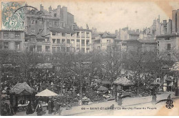 SAINT ETIENNE - Le Marché Place Du Peuple - Très Bon état - Saint Etienne