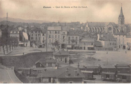 ROANNE - Quai Du Bassin Et Port Du Canal - Très Bon état - Roanne