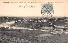 VERNAY - Vue Prise De Villerest, Dans Le Fond, Panorama De Roanne - Très Bon état - Other & Unclassified