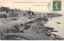 CHALONNES SUR LOIRE - Le Quai Gambetta - Très Bon état - Chalonnes Sur Loire