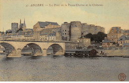 ANGERS - Le Pont De La Passe Chaîne Et Le Château - Très Bon état - Angers