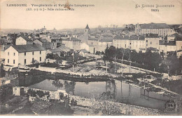 LANGOGNE - Vue Générale Et Vallée Du Langouyrou - état - Langogne