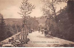 BAGNOLS LES BAINS - Avenue Des Hôtels - Très Bon état - Otros & Sin Clasificación