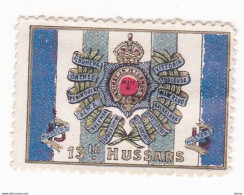 Vignette Militaire Delandre - Angleterre - 13th Hussars - Vignette Militari