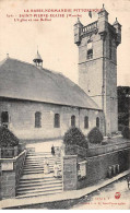 SAINT PIERRE EGLISE - L'Eglise Et Son Beffroi - Très Bon état - Saint Pierre Eglise