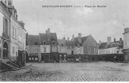 CHATILLON COLIGNY - Place Du Marché - état - Chatillon Coligny