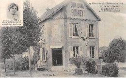 L'Invasion Des Barabres En 1914 - ESTERNAY - Le Café De La Gare Après Le Bombardement - Très Bon état - Esternay