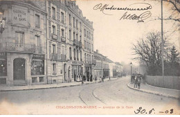 CHALONS SUR MARNE - Avenue De La Gare - Très Bon état - Châlons-sur-Marne